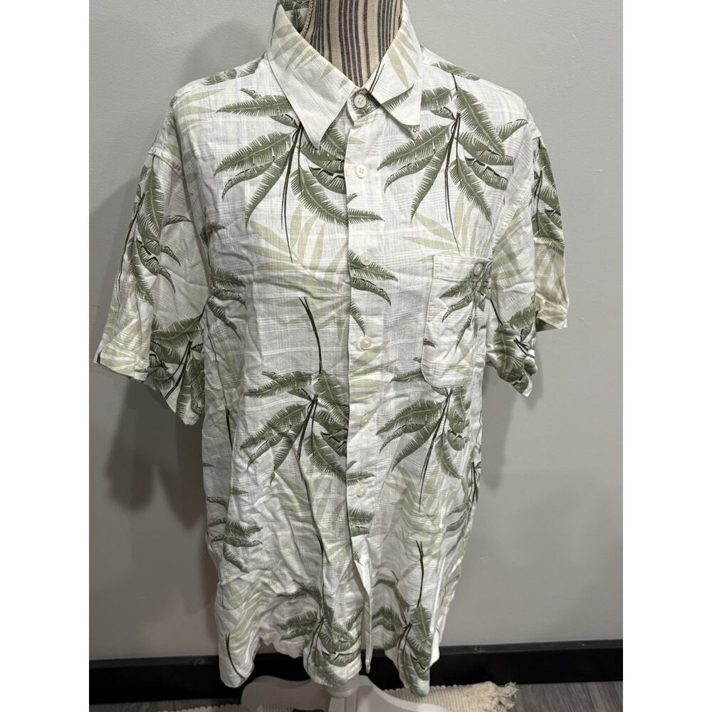 Marc Edwards Hawaiian Shirt Short Sleeve XLarge Button Down Front Cruise Beach